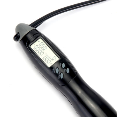 Фитнес скачок веревка регулируемая длина веревки JP-100 LCD Контр-панель скакалка веревка для фитнес-тренировок