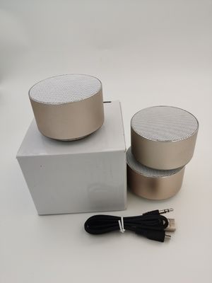 Настроенный логотип Круглый Мини портативный динамик Bluetooth Кубический беспроводный динамик