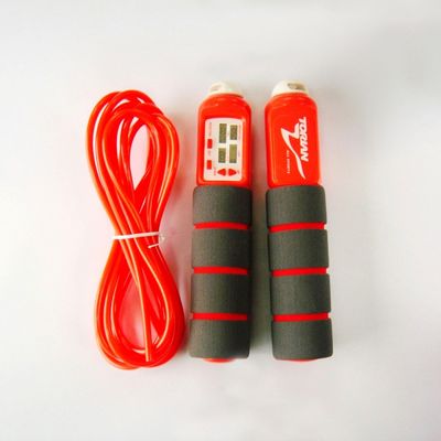 Цифровая скакалка портативная скакалка с настройкой времени тренировки и счетчиком петель для эффективных фитнес-тренировок
