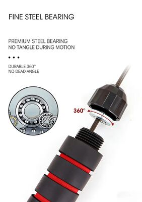 Фитнес скакалка профессиональная регулируемая скорость скакалка скакалка для внутреннего и наружного фитнес-тренирования